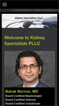 Mobile Screenshot of kidney-specialists.org